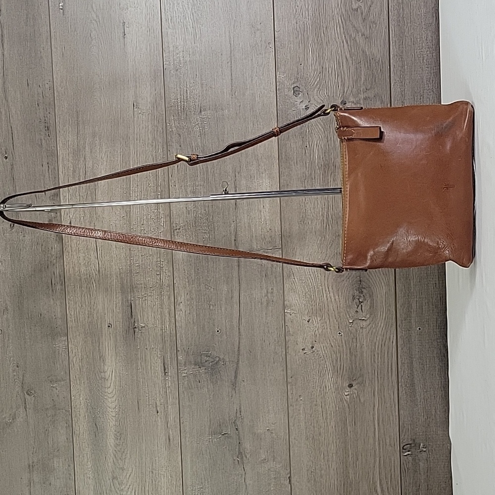 Frye Cognac Leather Shoulder Crossbody